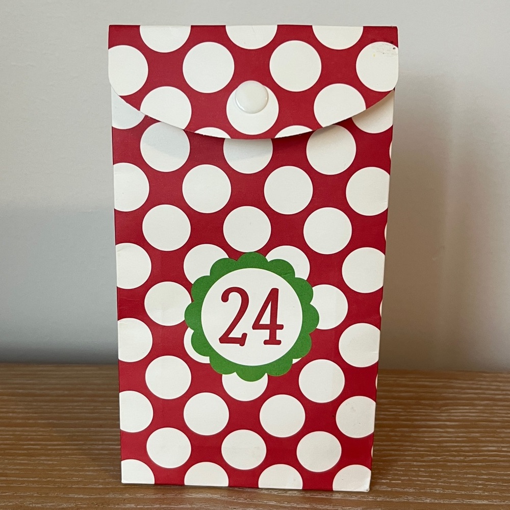 Christmas Advent Paper Gift Bags/Envelopes